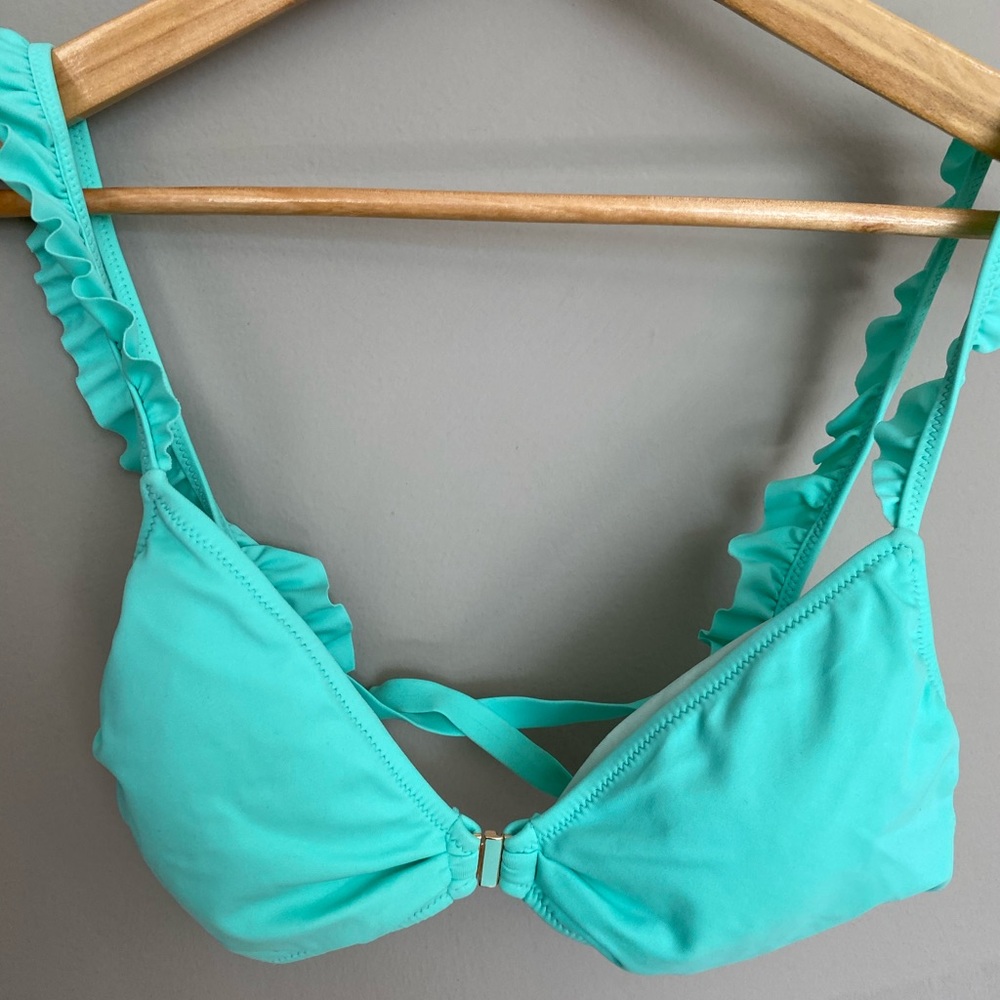 Victoria Secret PINK Ruffle Bikini Top - Picture 2 of 4